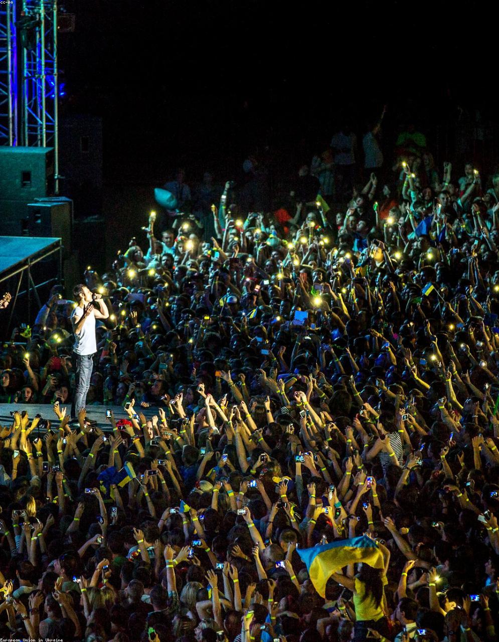 Sample concert crowd placeholder
